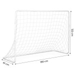 Dve futbalové bránky s futbalovou sieťou 180x122cm ECOTOYS